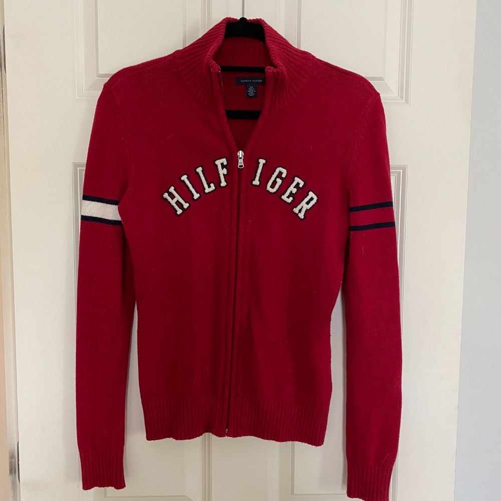 Tommy Hilfiger Zip Up Cardigan
